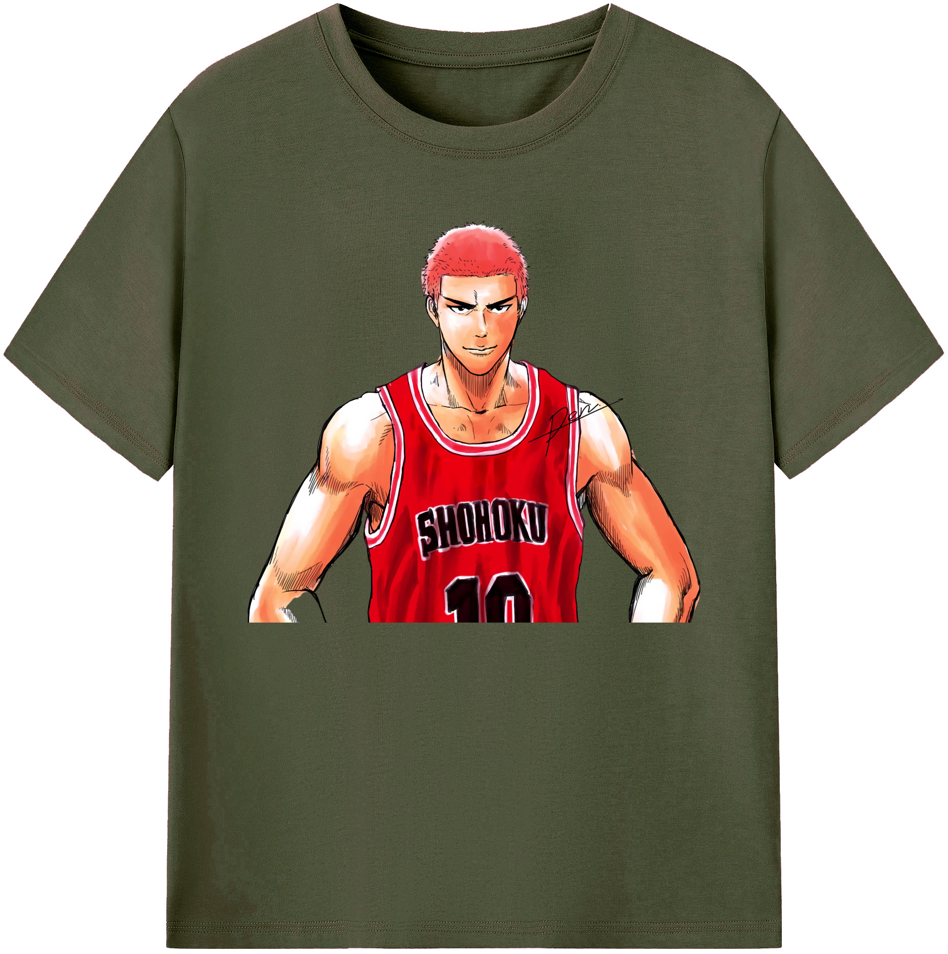 （画像用） SLAM DUNK／スラムダンク 綿100％ メンズ半袖Tシャツ｜肌触りやわらか＆通気性